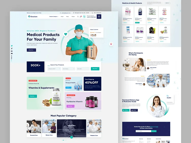 E-Commerce Platform interface preview